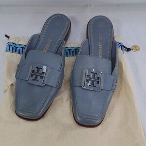 Tory Burch Georgia Flat Slip On Loafers/Mules Women's Shoes 8.5m W/Dust Bag